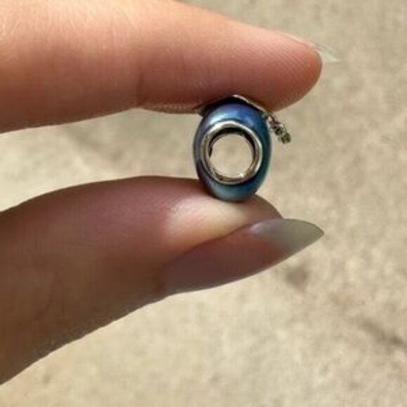 NWOT Graduation 2024 Blue Silver Heart Pandora - Picture 4 of 5